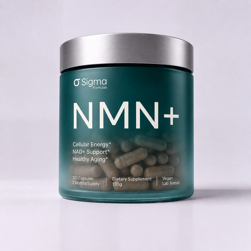 NMN+ Daily Longevity bottle, front view